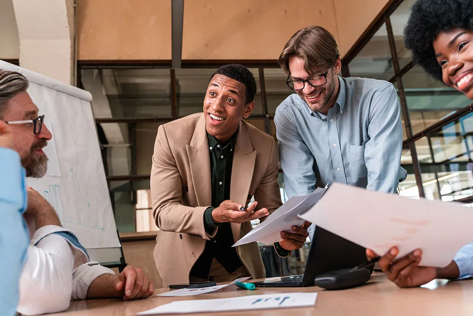 Team building a strong patent portfolio