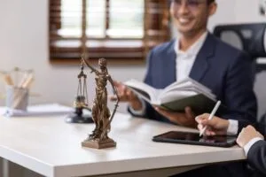 patent and trademark attorney offering legal advice